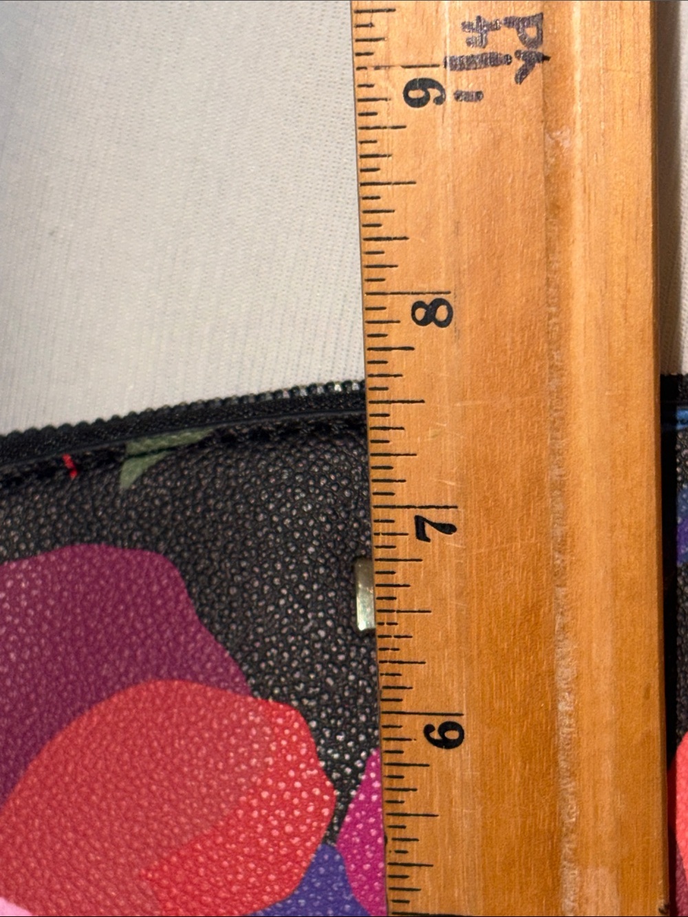 Trina Turk Black Crossbody Bag with Pink, Red & Purple Floral Print - Picture 6 of 12
